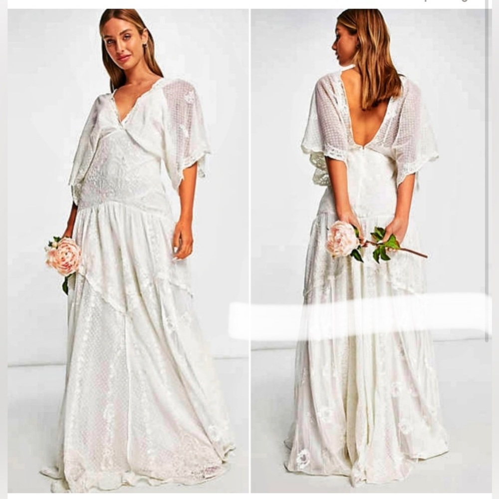 ASOS Embroidered Wedding Dress